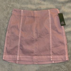 Dusty pink pencil skirt
